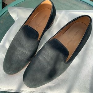 Dieppa Restrepo blue suede loafers. Size 8.5